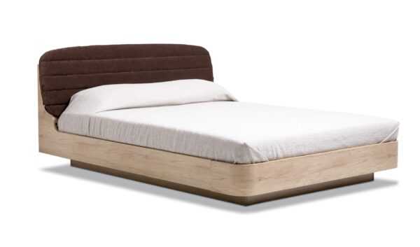 Κρεβάτι ξύλινο με δερμάτινη/ύφασμα S01 160x200 DIOMMI 45-737