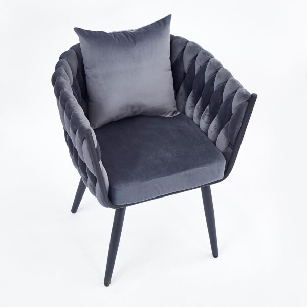 AVATAR 2 leisure armchair grey/ black DIOMMI V-CH-AVATAR_2-FOT-POPIELATY