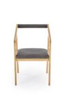 AZUL 2 chair, natural oak / grey