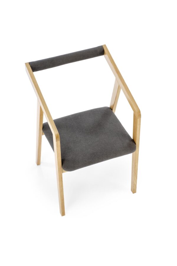 AZUL 2 chair, natural oak / grey