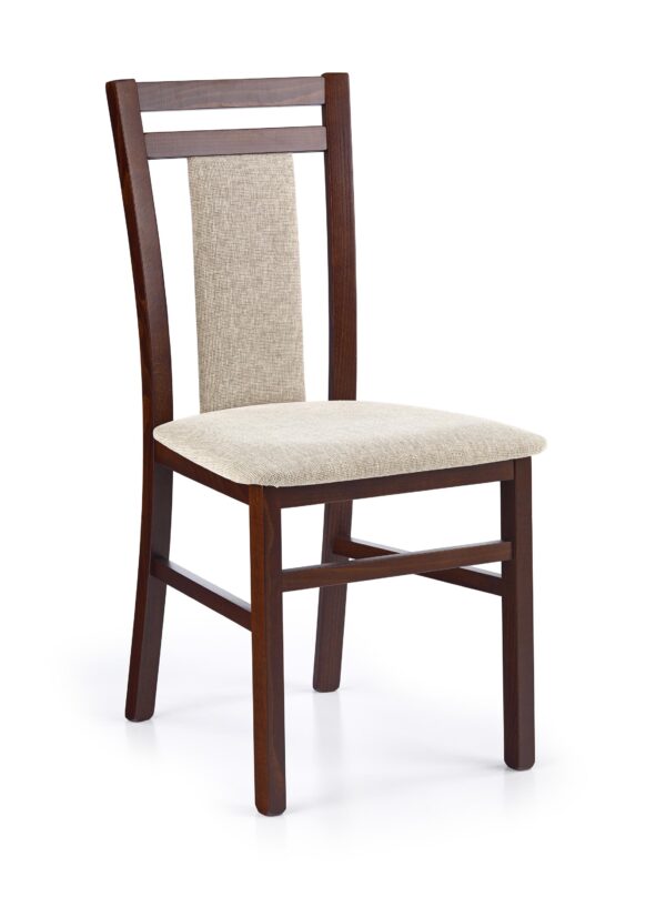 HUBERT 8 chair color: dark walnut/LARS 07