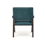 MEMORY chair, ebony / dark green Monolith 37