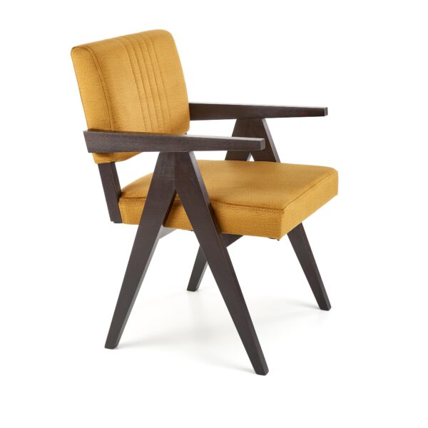 MEMORY chair, ebony / mustard Monolith 48