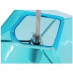 GloboStar® RINA 01306 Μοντέρνο Κρεμαστό Φωτιστικό Οροφής Μονόφωτο 1 x G9 Γυάλινο Γαλάζιο Διάφανο Μ20 x Π22 x Υ25cm