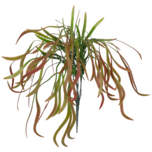 GloboStar® SPLEENWORTH BIG 78280 Τεχνητό Φυτό Ασπλήνιο Μεγάλο - Μπουκέτο Διακοσμητικών Φυτών - Κλαδιών με Φύλλωμα Πράσινο - Κόκκινο Υ50cm