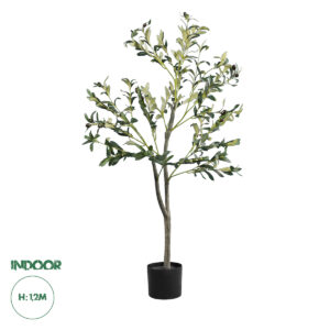 GloboStar® Artificial Garden OLIVE TREE 20053 Τεχνητό Διακοσμητικό Φυτό Ελιά Υ120cm