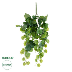 GloboStar® Artificial Garden BEGONIA HANGING BRANCH 20239 Τεχνητό Διακοσμητικό Κρεμαστό Φυτό Βεγονία Υ60cm