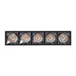 GloboStar® LUMINAR SUPERIOR 60329 Επιφανειακό LED Spot Downlight TrimLess 20W 2700lm 36° AC 220-240V IP20 Μ19.5 x Π4.2 x Υ6.6cm - Μαύρο με Κάτοπτρο Χρωμίου - Θερμό Λευκό 2700K - Bridgelux High Lumen Chip Gen2 - TÜV Certified Driver - 5 Years Warranty