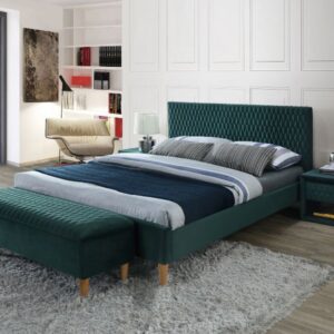 Επενδυμένο κρεβάτι Azurro 180x200 με Βελούδο σε χρώμα Πράσινο DIOMMI AZURROV180ZD