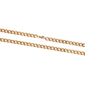 Αλυσίδα Λαιμού SΕΝΖΑ Gold Stainless Steel-40cm
