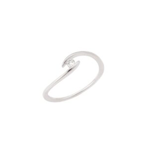 Δαχτυλίδι Γυναικείο Μονόπετρο Senza Silver 925