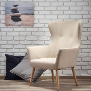 COTTO leisure chair, color: beige DIOMMI V-CH-COTTO-FOT-BEŻOWY