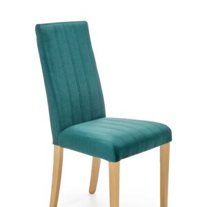 DIEGO 3 chair, color: quilted velvet Stripes - MONOLITH 37 DIOMMI V-PL-N-DIEGO_3-D.MIODOWY-MONOLITH37