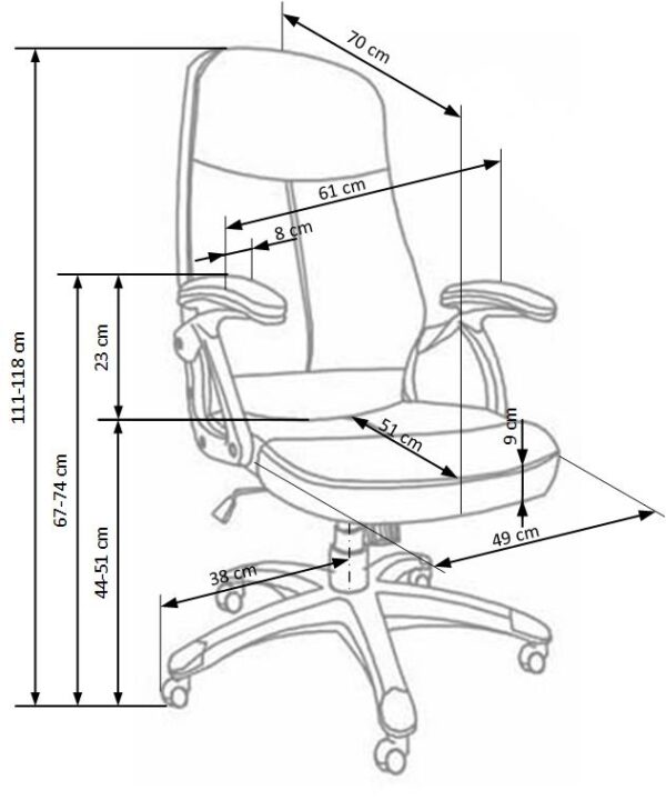 EDISON chair color: black DIOMMI V-CH-EDISON-FOT-CZARNY