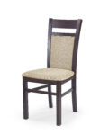 GERARD2 chair dark walnut / Torent Beige DIOMMI V-PL-N-GERARD2-C.ORZECH-T.BEIGE