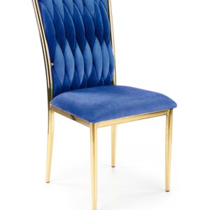 K436 chair color: dark blue / gold DIOMMI V-CH-K/436-KR-GRANATOWY/ZŁOTY