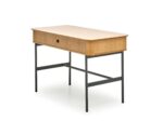 SMART B-1 desk color: natural oak - black DIOMMI V-PL-SMART-B-1