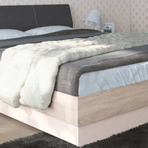 Κρεβάτι ξύλινο με δερμάτινη/ύφασμα FAVORITE 180x200 DIOMMI 45-228