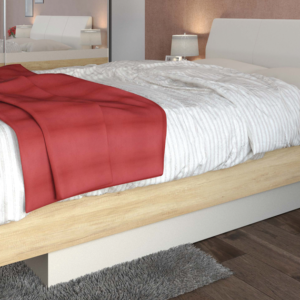 Κρεβάτι ξύλινο με δερμάτινη/ύφασμα PENELOPE 160x190 DIOMMI 45-099