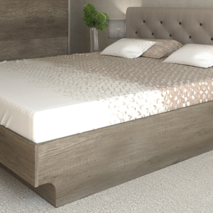 Κρεβάτι ξύλινο με δερμάτινη/ύφασμα BREEZE 140x190 DIOMMI 45-012