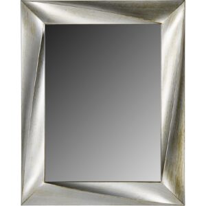 Ορθογώνιος πλαστικός καθρέπτης σε χρώμα κρεμ-σαμπανί 75x60 (1 τεμάχια)