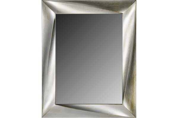 Ορθογώνιος πλαστικός καθρέπτης σε χρώμα κρεμ-σαμπανί 75x60 (1 τεμάχια)
