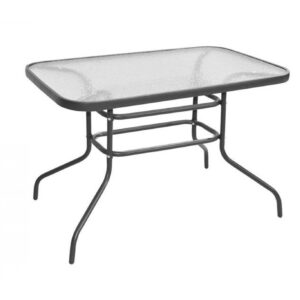 Τραπέζι "CARLOS" μεταλλικό σε ανθρακί χρώμα 100x65x70 (1 τεμάχια)