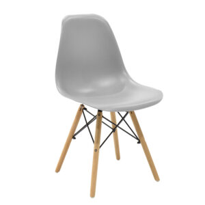 Καρέκλα "ACROPOL" από πολυπροπυλένιο σε χρώμα γκρι 52.5x46.50x82.5 (1 τεμάχια)
