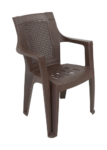 Πολυθρόνα "PADISAH ECO" πλαστική σε χρώμα καφε 56x47x90 (1 τεμάχια)