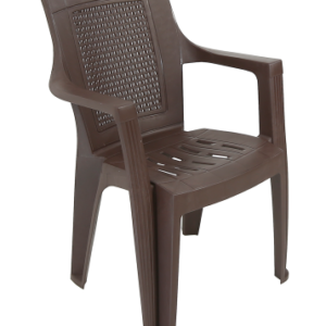 Πολυθρόνα "PADISAH ECO" πλαστική σε χρώμα καφε 56x47x90 (1 τεμάχια)