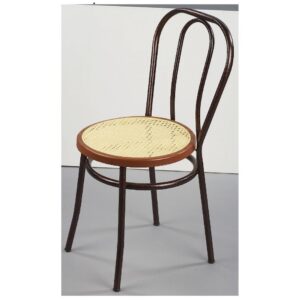 Καρέκλα Βιέννης μεταλλική με πλαστική ψάθα (1 τεμάχια)