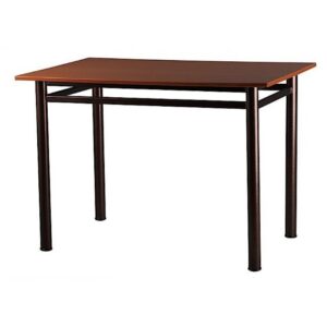 Τραπέζι μεταλλικό σε χρώμα καφέ/μαύρο 70x110 (1 τεμάχια)