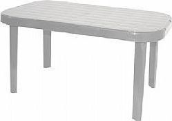 Τραπέζι "ΜΥΚΟΝΟΣ" ορθογώνιο από πλαστικό σε λευκό χρώμα 140x85x75 (1 τεμάχια)