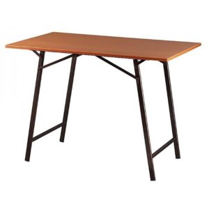 Τραπέζι μεταλλικό σε χρώμα μαύρο/καφέ 60x90x74 (1 τεμάχια)