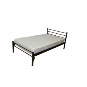 Κρεβάτι ημίδιπλο μεταλλικό σε χρώμα μαύρο 110x190 (1 τεμάχια)