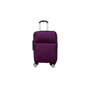 Βαλίτσα χειραποσκευή "AIRPLANE" από ύφασμα σε χρώμα μωβ 38x22x59 (1 τεμάχια)