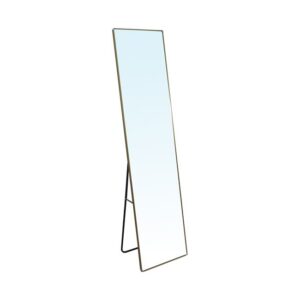 Καθρέφτης δαπέδου "LEONOR" μεταλλικός σε χρώμα χρυσό 40x150 (1 τεμάχια)