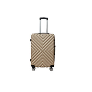 Βαλίτσα "ROADTRIP" από ABS σε χρώμα χρυσό 45x26x65 (1 τεμάχια)
