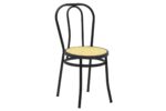 Καρέκλα "WIEN" από μέταλλο/σχοινί σε μαύρο/μπεζ χρώμα 40x47x85 (1 τεμάχια)