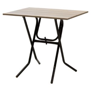 Τραπέζι "COLLAPSE" σε σταχτί-μαύρο gloss χρώμα 80x60x75 (1 τεμάχια)
