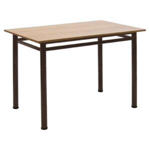 Τραπέζι "DINNER" σε δρυς/καφέ χρώμα 100x60x77 (1 τεμάχια)
