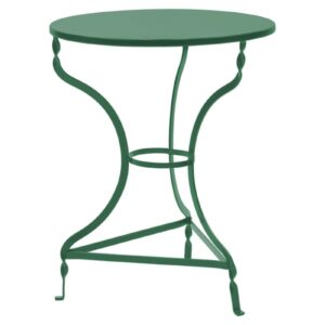Τραπέζι "ΚΙΜΩΛΟΣ" από μέταλλο σε πράσινο χρώμα Φ58x72 (1 τεμάχια)