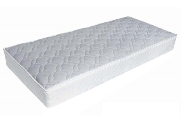 Κρεβάτι ημίδιπλο 120/190 με ΔΩΡΟ στρώμα, Flow Σόνομα, 223,5x71x122 εκ., Genomax