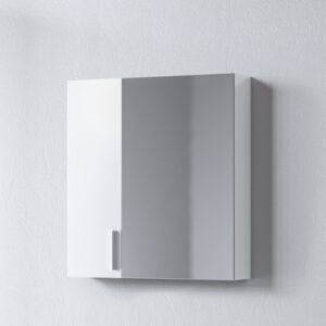 Καθρέφτης SIENA WHITE 65 3MSI065GL0W με ντουλάπια 60x14x65cm