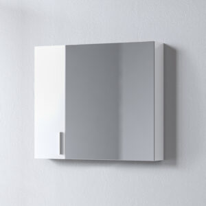 Καθρέφτης SIENA WHITE 75 3MSI075GL0W με ντουλάπια 75x14x65cm