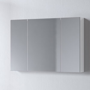 Καθρέφτης OMEGA WHITE 100 3MOM100GLNW με ντουλάπια 95x14x65cm