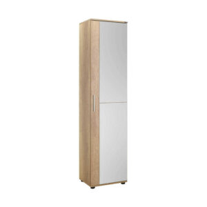 Έπιπλο εισόδου-παπουτσοθήκη "Kava" με καθρέπτη 20 ζεύγων γκρι-μπεζ 45x36x187 (1 τεμάχια)