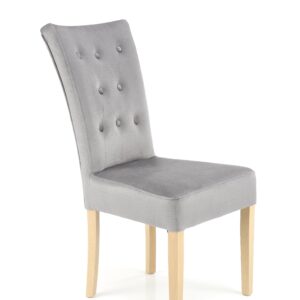 VERMONT chair, honey oak / grey Monolith 85