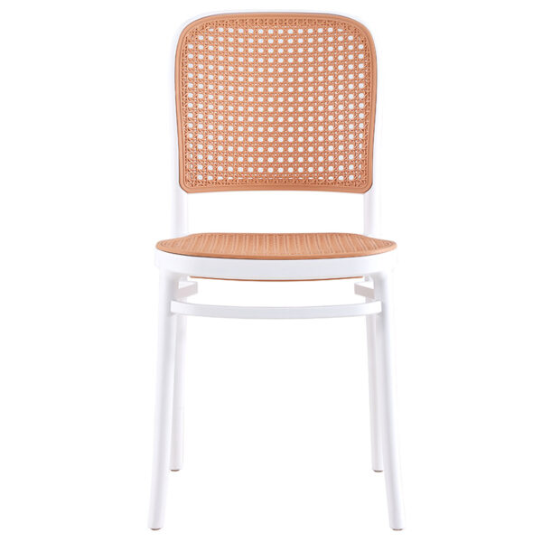 Καρέκλα Juniper pakoworld με UV protection PP μπεζ-λευκό 51x40.5x86.5εκ. (1 τεμάχια)