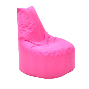 Πουφ πολυθρόνα Norm PRO pakoworld 100% αδιάβροχο ροζ (1 τεμάχια)